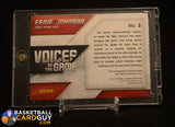 Ernie Johnson 2014-15 Panini Threads Voices of the Game Autographs #3 #/499 auto, autograph, numbered