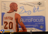 Gary Payton 2003-04 UD Glass Auto Focus auto, autograph