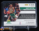 Gary Payton 2020-21 Panini Mosaic Autographs Fast Break #10 autograph, basketball card