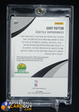 Gary Payton 2021 Panini Father’s Day Massive Memorabilia Prime #GP HOF Patch #/27 memorabilia, numbered