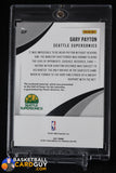 Gary Payton Panini 2021 Hall of Fame Patch #/27 basketball card, numbered, patch