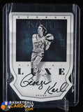 George Karl 2014-15 Panini Luxe Die Cut Autographs #93 #/50 auto, autograph, basketball card, numbered