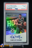Giannis Antetokounmpo 2017-18 Hoops Hot Signatures #39 with RC Auto auto, autograph