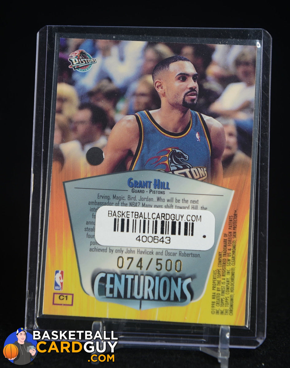 Grant Hill 1998-99 Finest Centurions #C1 #/500 – Basketball Card Guy