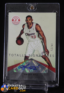 Grant Hill 2012-13 Totally Certified Red Autographs #53 #/25 autograph, basketball card, numbered