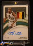 Grant Hill 2021-22 Immaculate Collection Patch Autographs #51 #/49 auto, autograph, memorabilia, numbered
