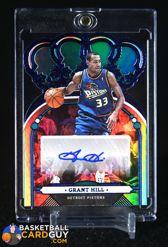 Grant Hill 2022-23 Crown Royale Crown Autographs Purple #40 #/25 auto, autograph, basketball card, numbered