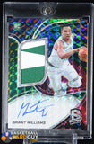 Grant Williams 2019-20 Panini Spectra Intersteller #182 JSY AU #/49 autograph, basketball card, numbered, patch, rookie card