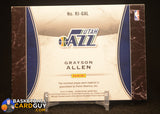 Grayson Allen 2018-19 Crown Royale Rookie Jerseys Prime PATCH RC #/10 memorabilia, numbered