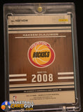 Hakeem Olajuwon 2021-22 Panini Chronicles Playoff Hall of Fame Autographs Asia Gold #4 #/5 auto, autograph, numbered