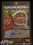 Hakeem Olajuwon 2021-22 Panini Chronicles Playoff Hall of Fame Autographs Asia Gold #4 #/5 auto, autograph, numbered