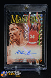Hakeem Olajuwon 2023-24 Finest Masters Autographs Black Geometric Refractors #MAHO #/25 auto, autograph, numbered