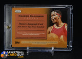 Hakeem Olajuwon 2023-24 Finest Masters Autographs Black Geometric Refractors #MAHO #/25 auto, autograph, numbered