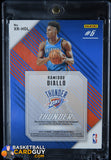 Hamidou Diallo 2018 - 19 Panini Chronicles XR Rookie Jumbo Swatch Autographs Prime #17 #/25 auto, autograph, basketball card, numbered,