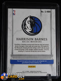 Harrison Barnes 2017 - 18 Crown Royale Autograph Relic Silhouettes Prime #14 #/10 auto, autograph, basketball card, game used, numbered
