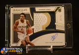 Herbert Jones 2021-22 Immaculate Collection Premium Patch Autographs #69 #/50 auto, autograph, memorabilia, numbered