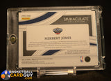 Herbert Jones 2021-22 Immaculate Collection Premium Patch Autographs #69 #/50 auto, autograph, memorabilia, numbered