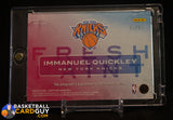 Immanuel Quickley 2020-21 Court Kings Fresh Paint Autographs Ruby #37 #/99 auto, autograph, numbered