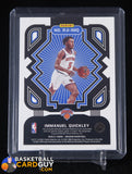 Immanuel Quickley 2020-21 Panini Obsidian Rookie Jersey Ink #29 #/49 autograph, basketball card, jersey, numbered, rookie card