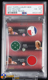 Isiah Thomas/Larry Bird/Dominique Wilkins/John Stockton/Spud Webb 2007-08 Topps Luxury Box Five Piece Relics #R13 #/75 basketball card,