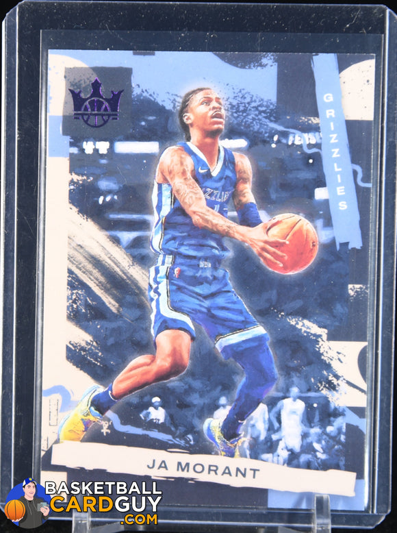 Ja Morant 2021 - 22 Court Kings Violet #12 #/49 basketball card, numbered