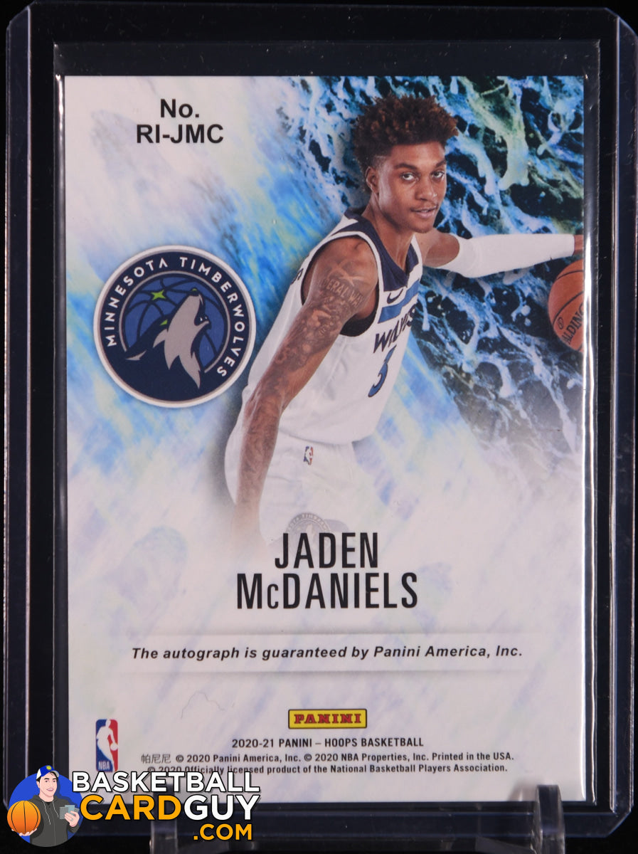 Jaden McDaniels 2020-21 Hoops Rookie Ink #10 – Basketball Card Guy