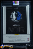 Jalen Brunson 2018-19 Panini Noir #332 AU JSY BW #/99 auto, autograph, memorabilia, numbered