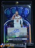 Jalen Brunson 2022-23 Crown Royale Crown Autographs Blue #24 auto, autograph, numbered