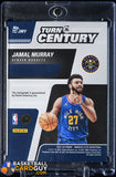 Jamal Murray 2021 - 22 Elite Turn of the Century Signatures #13 #/99 auto, autograph, basketball card