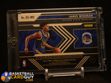 James Wiseman 2020-21 Panini Chronicles Gold Standard Rookie Jersey Autographs Prime #/25 auto, autograph, memorabilia, numbered