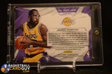 James Worthy 2014-15 Panini Spectra Hall of Fame Autograph Materials Gold Patch #HOFJWR #/10 auto, autograph, memorabilia, numbered