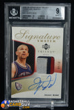 Jason Kidd 2005-06 Upper Deck Trilogy Signature Swatches Patches #JK BGS 9 auto, autograph, BGS, graded, memorabilia