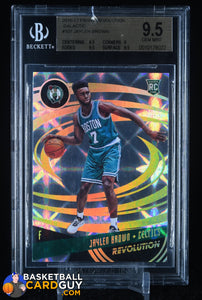 Jaylen Brown 2016-17 Panini Revolution Galactic #107 BGS 9.5 Gem Mint basketball card, case hit, graded, rookie card