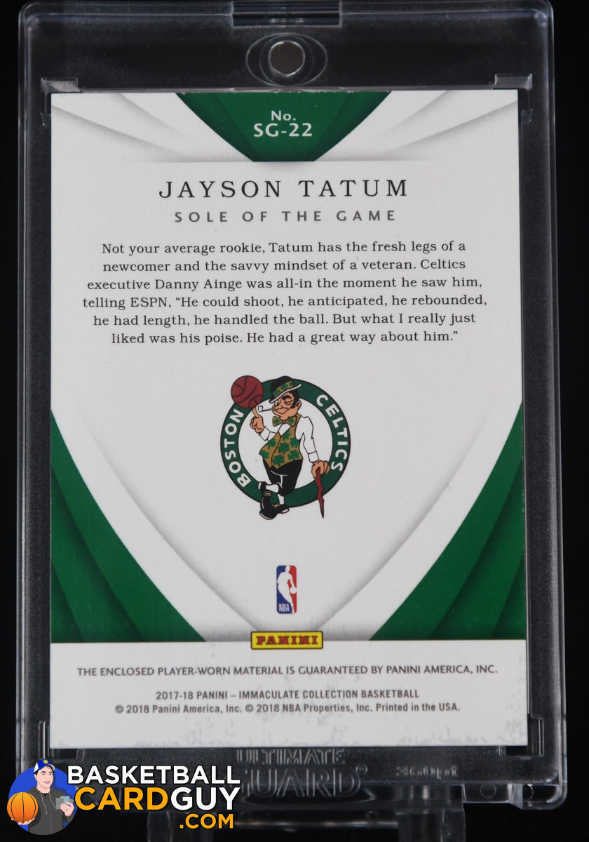直筆サイン Jayson 持たそ Tatum #/75 Immaculate Auto
