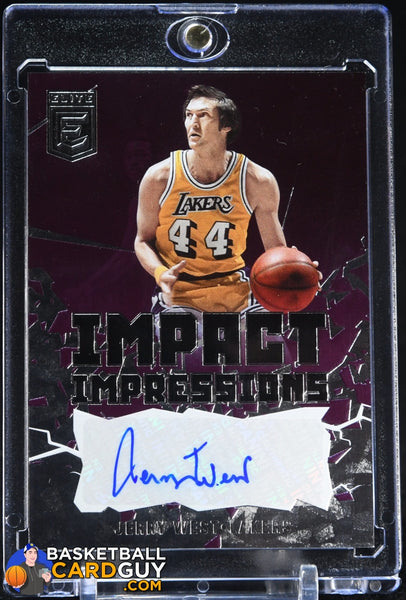 Jerry West 2021-22 Elite Impact Impressions #56 – Basketball Card Guy