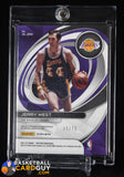 Jerry West 2021-22 Panini Spectra Icons Autographs #24 #/75 autograph, basketball card, numbered