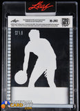 Jerry West Leaf Pure Green Pro Set Clear Autograph #/12 auto, autograph, basketball card, numbered