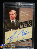 Jim Calhoun 2006-07 UD Chronology Coaches Box #/50 auto, autograph, numbered
