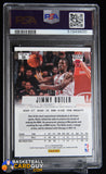 Jimmy Butler 2012 - 13 Panini Si;ver Prizm Autographs #98 #/25 PSA 9 POP 1 auto, autograph, basketball card, graded, numbered