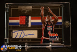Joe Dumars 2010-11 Elite Black Box USA Basketball Materials Prime Signatures #/49 auto, autograph, memorabilia, numbered