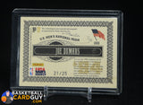 Joe Dumars 2010-11 Panini Gold Standard Gold Medalists Materials Signatures Prime #17 #/25 auto, autograph, memorabilia, numbered