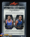 Joe Dumars Chauncey Billups Sports Heroes #1/15 auto, autograph, numbered