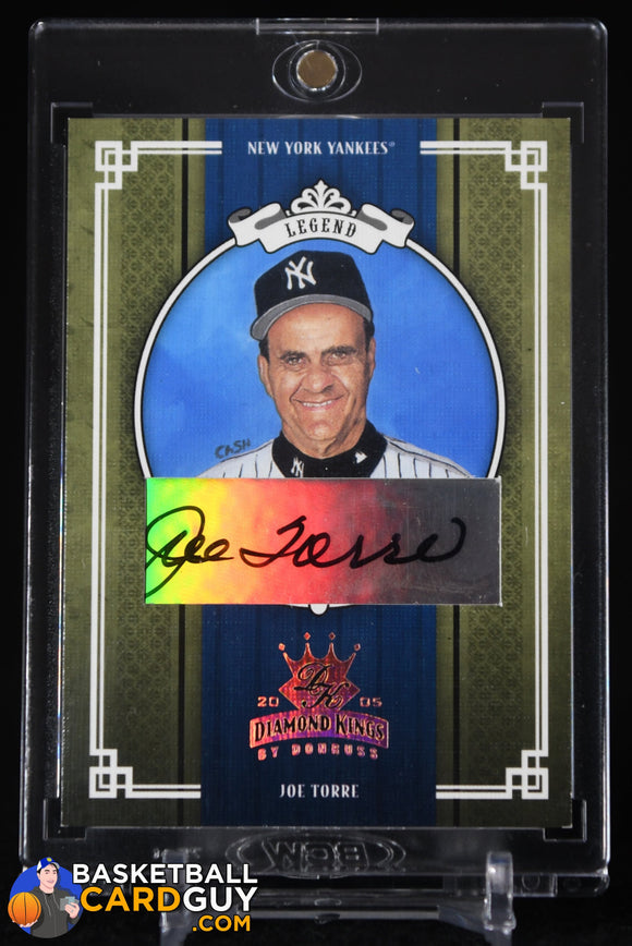 Joe Torre 2005 Diamond Kings Signature Gold #432 MG #/5 autograph, baseball card, numbered