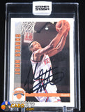 John Starks Steiner Stash Autograph auto, autograph, basketball card