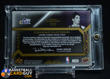 JOHN STOCKTON 2009-10 UPPER DECK BLACK LEGEND AUTO ON 3 COLOR JERSEY PATCH #2/5 auto, autograph, memorabilia, numbered