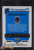 Jordan Poole 2019 - 20 Donruss Optic Rated Rookies Signatures Purple #169 autograph, basketball card, rookie card