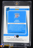 Josh Giddey 2021-22 Donruss Optic Rated Rookie Signatures Blue #152 #/49 autograph, basketball card, numbered