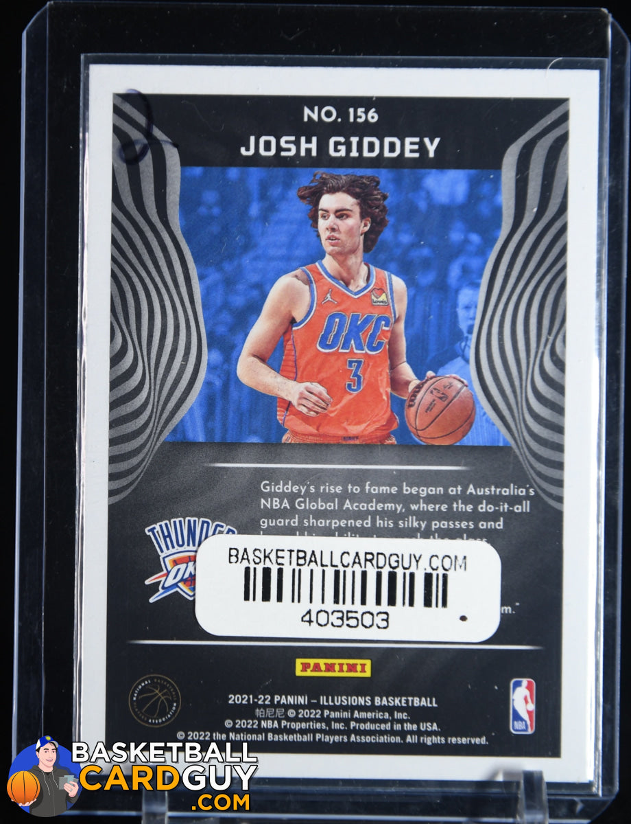 Josh Giddey 2021-22 Panini Illusions Trophy Collection Asia #156