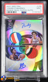 Josh Giddey/Scottie Barnes 2021-22 Panini Spectra Rookie Dual Patch Autographs #4 #/25 PSA 9 autograph, basketball card, jersey, numbered,