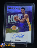 Josh Hart 2017-18 Hoops Hot Signatures Rookies #37 auto, autograph